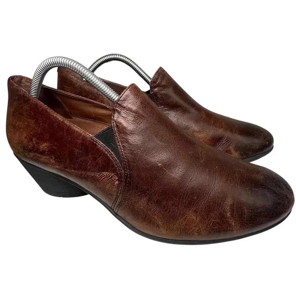 Dansko Robin Brown Leather Pumps Women Sz 42 US Sz 11 Career Minimalist Comfort - Picture 10 of 16